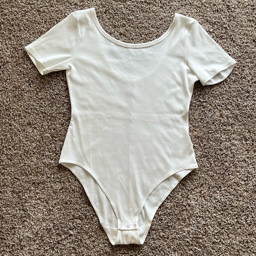 Divided by H&M Stretchy Ribbed Bodysuit Size Large